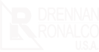 DrennanRonalco Logo horizontal white icon_